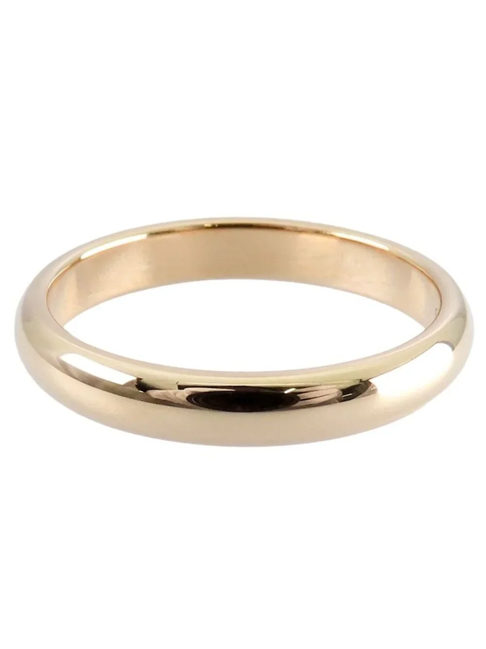 Cartier 1895 Wedding Ring Yellow Gold YG Certificate 58